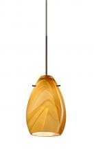  X-1713HN-BR - Besa Pendant For Mulitport Canopy Pera 6 Bronze Honey 1x50W Halogen