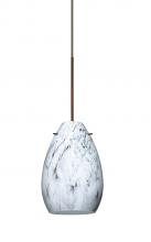 Besa Lighting X-1713MG-BR - Besa Pendant For Mulitport Canopy Pera 6 Bronze Marble Grigio 1x50W MAX GY6.35 Base
