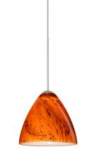  X-1779HB-LED-SN - Besa Pendant For Multport Canopy Mia Satin Nickel Habanero 1x5W LED