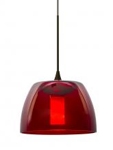  X-SPURRD-BR - Besa Spur Cord Pendant For Multiport Canopy, Red, Bronze Finish, 1x35W Halogen