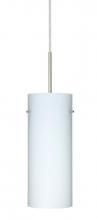  J-412307-LED-SN - Besa Stilo 10 LED Pendant For Multiport Canopy Opal Matte Satin Nickel 1x9W LED