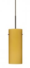  J-4123VM-LED-BR - Besa Stilo 10 LED Pendant For Multiport Canopy Vanilla Matte Bronze 1x9W LED