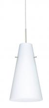 Besa Lighting 1JC-412407-LED-SN - Besa Cierro LED Pendant Opal Matte Satin Nickel 1x9W LED