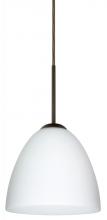  1JC-447007-LED-BR - Besa Vila LED Pendant Opal Matte Bronze 1x9W LED