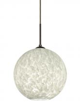  J-COCO1219-LED-BR - Besa Coco 12 Pendant For Multiport Canopy, Carrera, Bronze Finish, 1x9W LED
