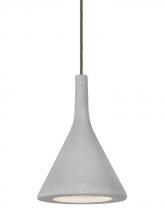  J-GALANA-LED-BR - Besa Gala Pendant For Multiport Canopy, Natural, Bronze Finish, 1x9W LED