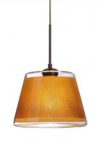  J-PIC9GD-BR - Besa Pendant For Multiport Canopy Pica 9 Bronze Gold Sand 1x75W Medium Base