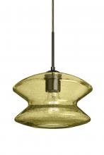  J-ZENGD-BR - Besa, Zen Cord Pendant For Multiport Canopy, Gold Bubble, Bronze Finish, 1x60W Medium