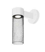  JUNI10CL-WALL-LED-WH - Besa, Juni 10 Outdoor Sconce, Clear Bubble, White Finish, 1x4W LED