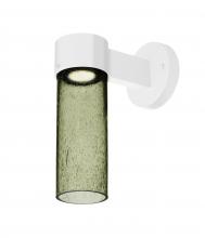  JUNI10MS-WALL-LED-WH - Besa, Juni 10 Outdoor Sconce, Moss Bubble, White Finish, 1x4W LED