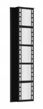  NAPOLI26-WA-LED-BK - Besa Outdoor Napoli 26 Black White Acrylic 3x8W LED