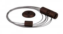  R12-CBL60-BR - Besa 5Ft. Adjustable Cable Support Bronze