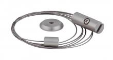  R12-CBL60-SN - Besa 5Ft. Adjustable Cable Support Satin Nickel