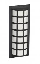 SCALA20-WA-BK - Besa Outdoor Scala 20 Black White Acrylic 2x60W A19