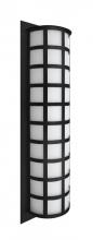  SCALA28-WA-BK - Besa Outdoor Scala 28 Black White Acrylic 3x60W A19