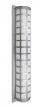 Besa Lighting SCALA40-WA-LED-SL - Besa Outdoor Scala 40 Silver White Acrylic 3x11W LED