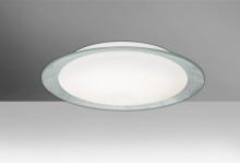 Besa Lighting TUCA15SFC-LED - Besa, Tuca 15 Ceiling, Opal/Silver Foil,  Finish, 1x16W LED