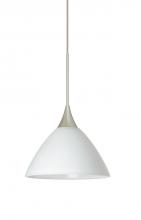  X-174307-LED-SN - Besa Pendant For Multiport Canopy Domi Satin Nickel White 1x5W LED