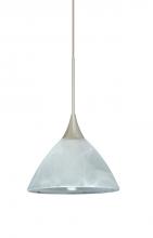  X-174352-LED-SN - Besa Pendant For Multiport Canopy Domi Satin Nickel Marble 1x5W LED