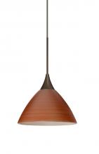  X-1743CH-LED-BR - Besa Pendant For Multiport Canopy Domi Bronze Cherry 1x5W LED