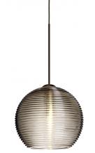  X-461502-LED-BR - Besa Pendant For Multiport Canopy Kristall 6 Bronze Smoke 1x5W LED