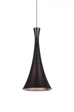  X-RONDO-LED-BR - Besa, Rondo Cord Pendant For Multiport Canopy, Bronze Finish, 1x9W LED