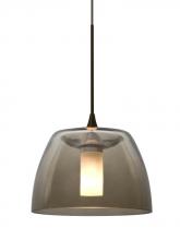  X-SPURSM-LED-BR - Besa Spur Cord Pendant For Multiport Canopy, Smoke, Bronze Finish, 1x3W LED
