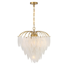 Savoy House 1-3508-6-322 - Boa 6-Light Chandelier in Warm Brass by Breegan Jane