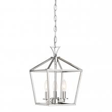  3-420-3-109 - Townsend 3-Light Pendant in Polished Nickel