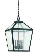 5-104-BK - Woodstock 4-Light Outdoor Hanging Lantern in Black