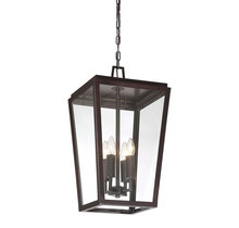  5-549-13 - Milton 4-Light Outdoor Hanging Lantern in English Bronze