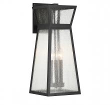 Savoy House 5-636-BK - Millford 3-Light Outdoor Wall Lantern in Matte Black