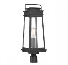  5-817-BK - Boone 1-Light Outdoor Post Lantern in Matte Black