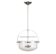  6-4723-4-11 - Denmar 4-Light Convertible Semi-Flush or Pendant in Polished Chrome