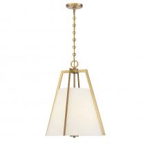  7-1875-3-322 - Mansfield 3-Light Pendant in Warm Brass