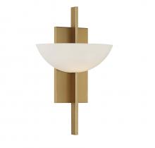  9-1615-1-322 - Fallon 1-Light Wall Sconce in Warm Brass