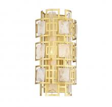  9-2030-2-260 - Portia 2-Light Wall Sconce in True Gold