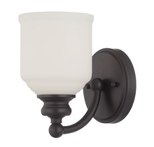  9-6836-1-13 - Melrose 1-Light Wall Sconce in English Bronze