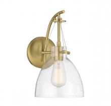  9-7005-1-322 - Foster 1-Light Wall Sconce in Warm Brass