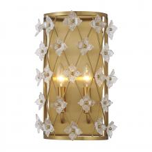  9-8411-2-322 - Bailey 2-Light Wall Sconce in Warm Brass