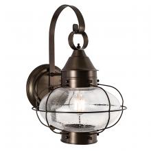 Norwell 1324-BR-SE - Cottage Onion Outdoor Wall Light