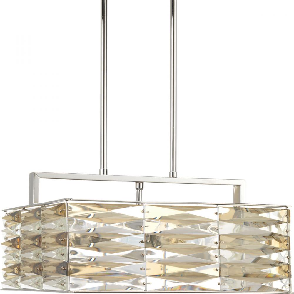 The Pointe Collection Five-Light Square Pendant