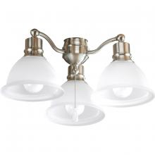  P2623-09WB - Madison Collection Three-Light Ceiling Fan Light