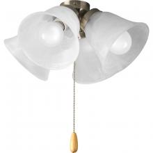  P2643-09WB - AirPro Collection Four-Light Ceiling Fan Light