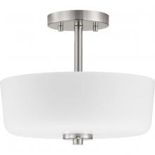  P350137-009 - Tobin Collection Two-Light 12-1/4" Semi-Flush Convertible