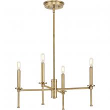  P400293-163 - Elara Collection Four-Light New Traditional Vintage Brass  Chandelier Light