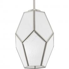  P500435-009 - Latham Collection One-Light Brushed Nickel Contemporary Pendant