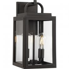  P560176-020 - Grandbury Collection Two-Light Transitional Antique Bronze Clear Glass Outdoor Wall Lantern