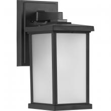  P560289-031 - Trafford Non-Metallic Lantern Collection One-Light Textured Black Frosted Shade Traditional Outdoor