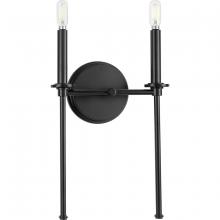  P710107-31M - Elara Collection Two-Light New Traditional Matte Black Wall Light